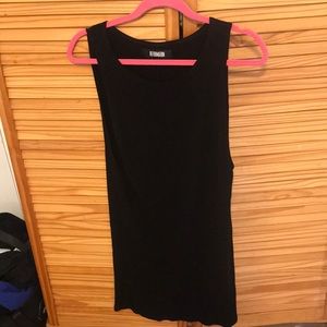 NWOT adorable reformation black sleeveless dress M